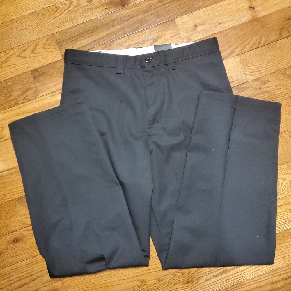 Dickies Industrial Flat Front Pants | Black | Size: 38 / 32 | NWT | RRR …
